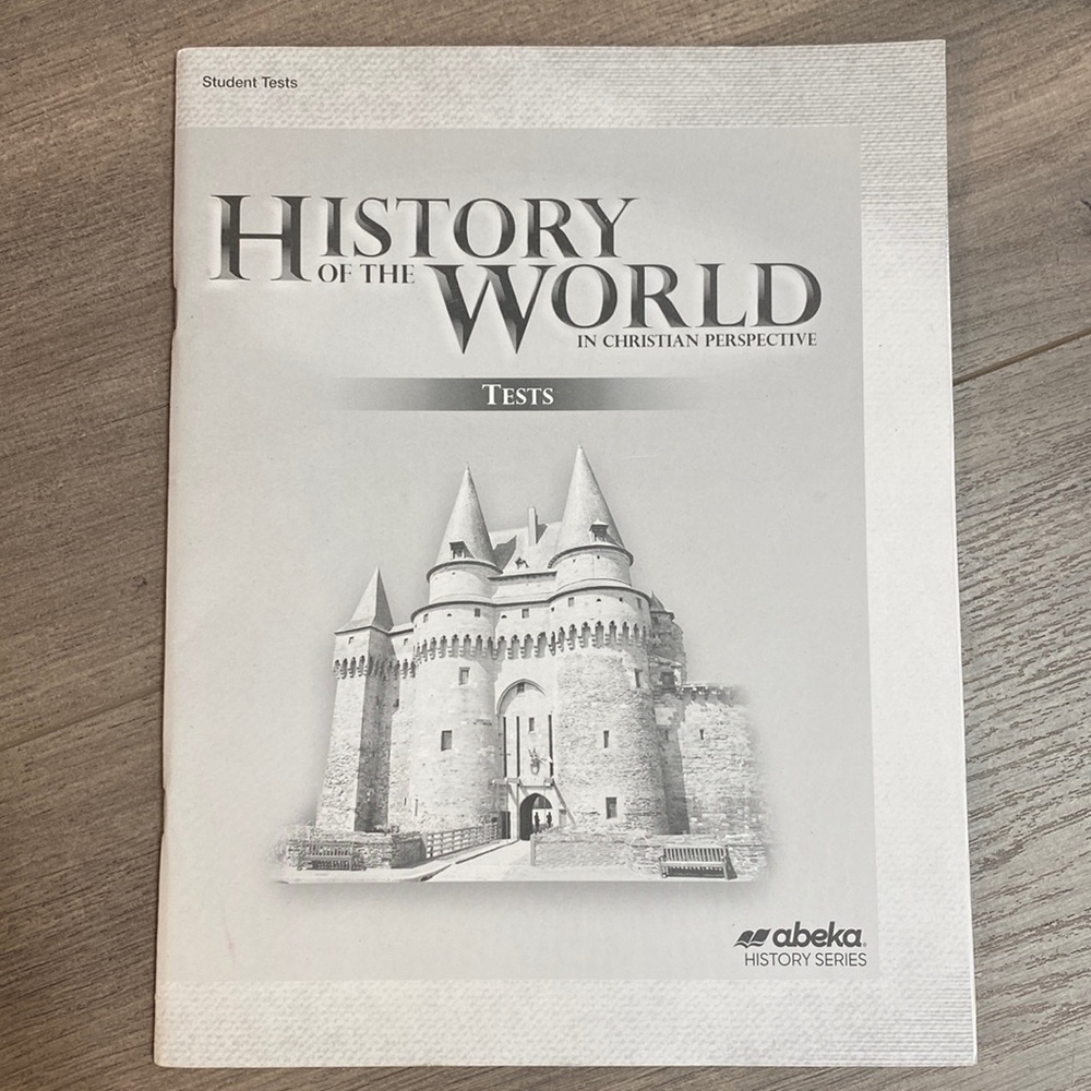 Abeka History of the World Student Tests 5th edition